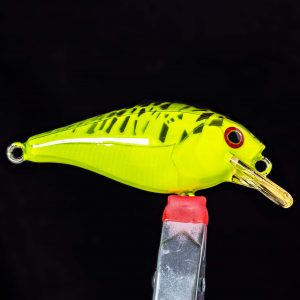 Crankbait « The One » Série Camouflage Jaune Fluo 79