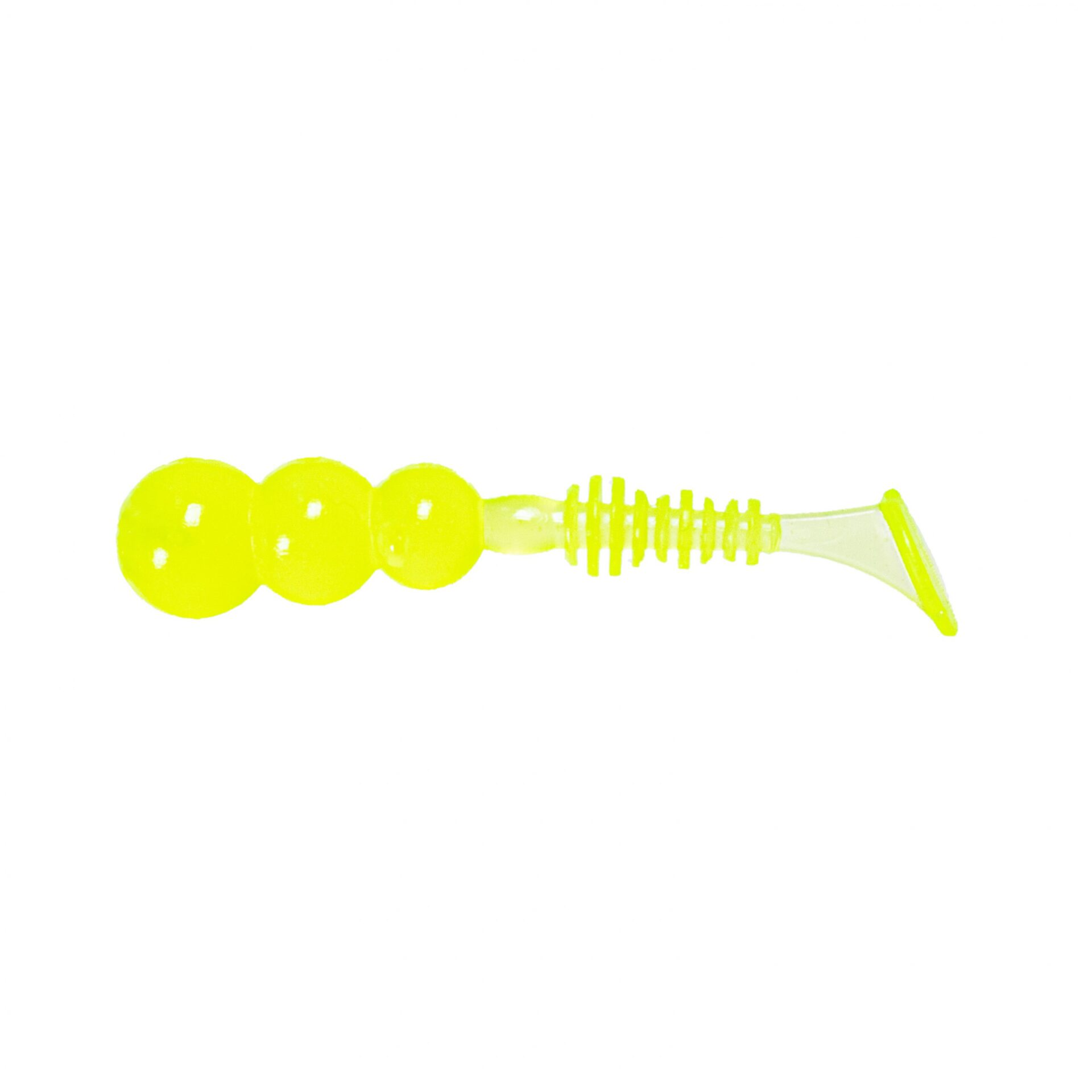Leurre Souple Little Fisher Snack Ball Shad jaune fluo1