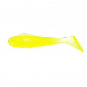 Leurre souple Little Fisher Shark Shad 100 jaune fluo