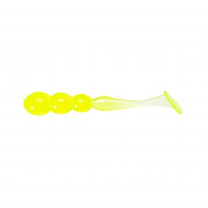 Leurre Souple Little Fisher Snack Ball Shad Slim 100 jaune fluo