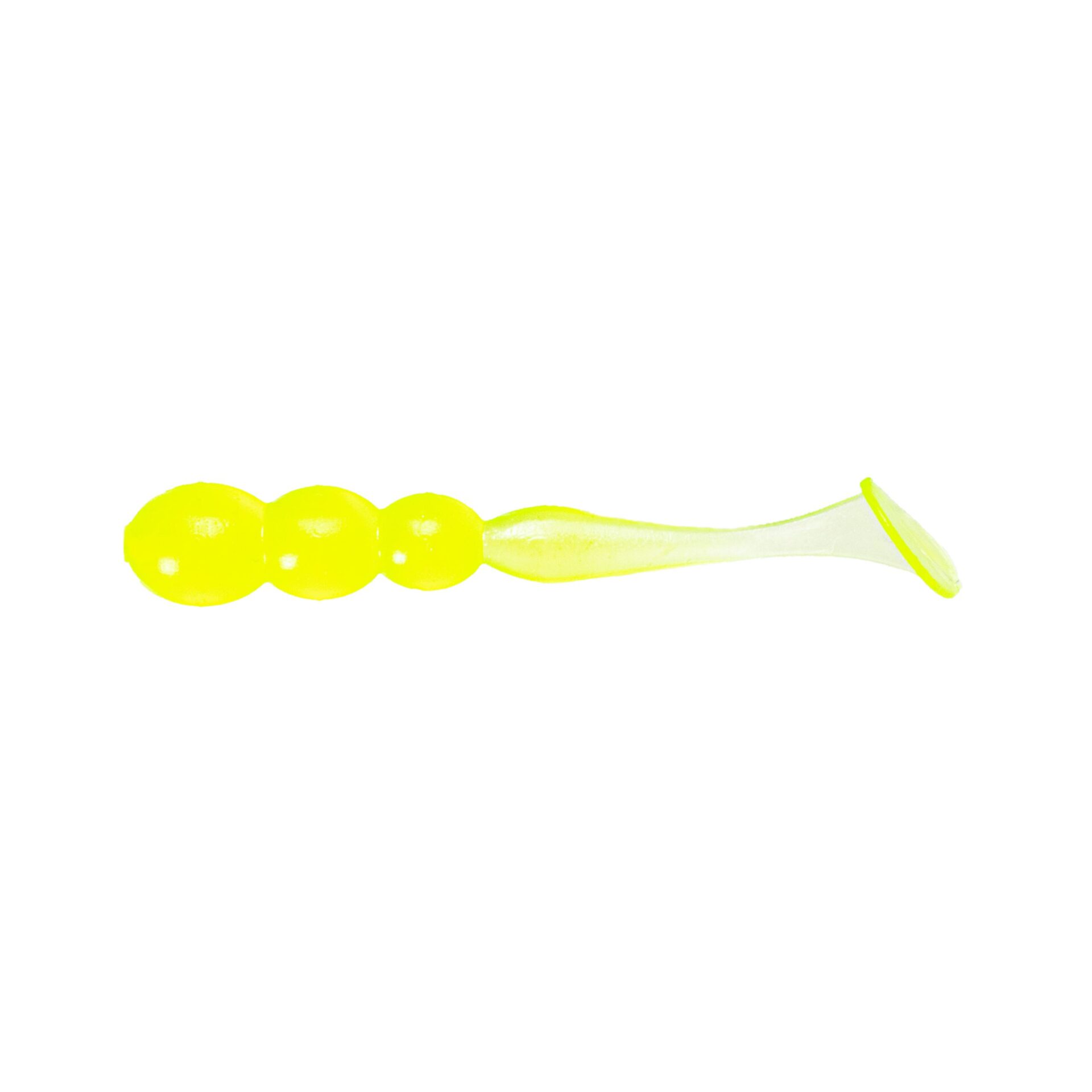 Leurre souple Little Fisher Snack Ball Shad Slim jaune fluo1