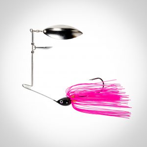 Spinnerbait Noir et Rose